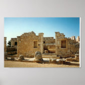 Oude wond op Cyprus Poster (Voorkant)