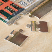 Oude woningen in Brugge, België Legpuzzel (Zijkant)