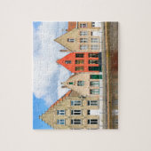 Oude woningen in Brugge, België Legpuzzel (Verticaal)