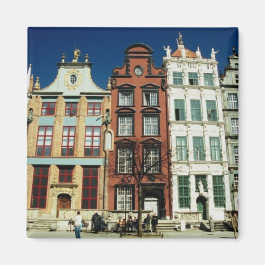 Oude woningen in Gdansk Magneet (Voorkant)