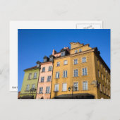 Oude woningen in Warschau Briefkaart (Voorkant / Achterkant)