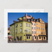 Oude woningen in Warschau Briefkaart (Voorkant / Achterkant)