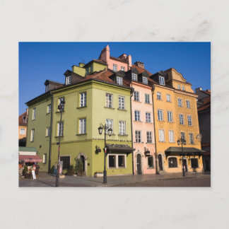 Oude woningen in Warschau Briefkaart