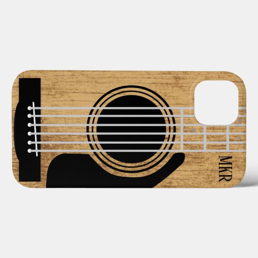 Oude Wood Guitar Handtekening Case-Mate iPhone Case (Achterkant (horizontaal))