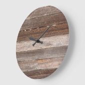 Oude Wooden buitenwand van een boerderij Grote Klok (Hoek)