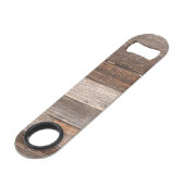Oude Wooden buitenwand van een boerderij Speed Flessenopener (Voorkant Gekanteld)