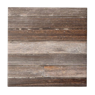 Oude Wooden buitenwand van een boerderij Tegeltje