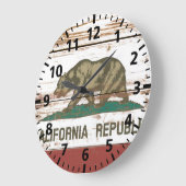 Oude Wooden California State Flag Grote Klok (Hoek)