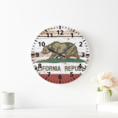 Oude Wooden California State Flag Grote Klok (Huis)