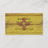 Oude Wooden New Mexico State Flag Visitekaartje (Achterkant)