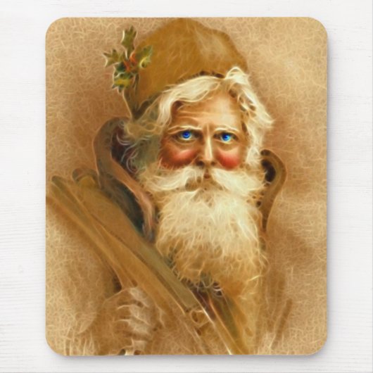 Oude World Santa Claus,  Victoriaans St. Nick Muismat (Voorkant)