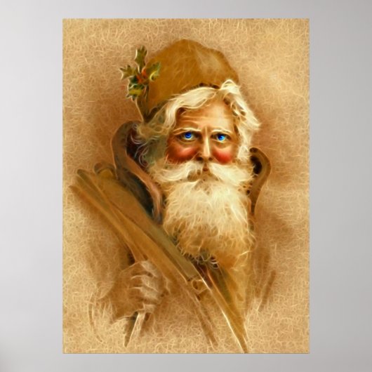 Oude World Santa Claus, Victoriaans St. Nick Poster (Voorkant)
