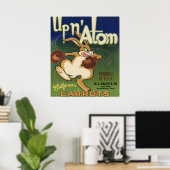  oude wortelgroenten en -fruit poster (Thuiskantoor)