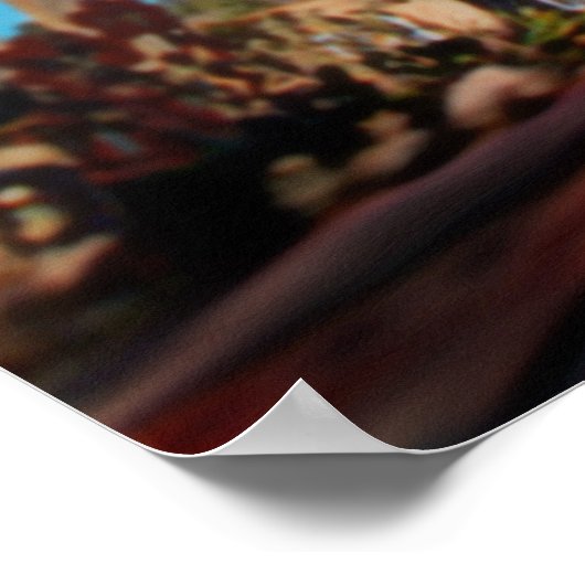 Oude wortels van Canyon Road Poster (Hoek)