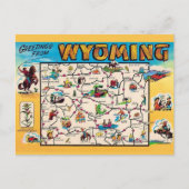 Oude Wyoming kaart (Voorkant)