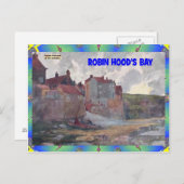 OUDE YORKSHIRE - ROBIN HOOD'S BAY BRIEFKAART (Voorkant / Achterkant)