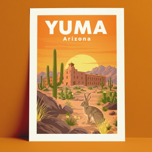 Oude Yuma Arizona Briefkaart