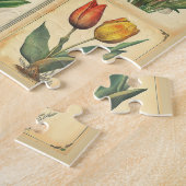Oude zaad- en bolverpakkingen legpuzzel (Zijkant)