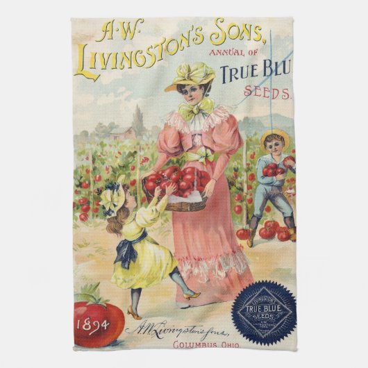 Oude Zaadcatalogus 1894 Livingston's Theedoek (Verticaal)