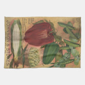Oude zaadcatalogus Johnson & Stokes theedoek (Horizontaal)