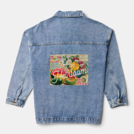 Oude zaadpakket grappig erfstuk tuinman  denim jacket