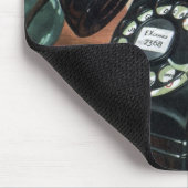 Oude Zakelijke Antiek Toestel met Kiesschijf Muismat (Hoek)