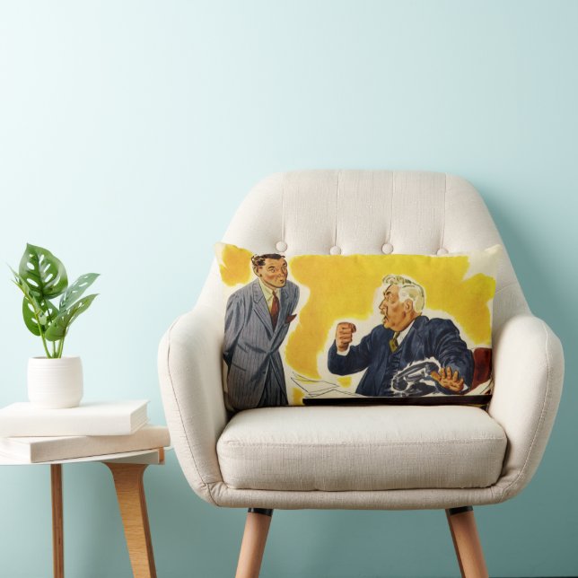 Oude Zakelijke, Gekte CEO Directeur Baas Werknemer Kussen (Stoel)