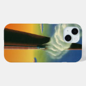 Oude Zakelijke, Stoomfluit Fabriek Zonsopgang Case-Mate iPhone Case (Achterkant (horizontaal))