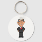 Oude zakenman sleutelhanger (Achterkant)
