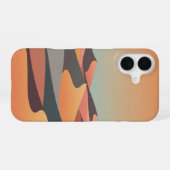 Oude zandduinen iPhone 16 hoesje (Achterkant horizontaal)