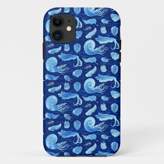 Oude zeeen: Trilobites, Anomalocaris... Case-Mate iPhone Case (Achterkant)