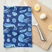 Oude zeeen: Trilobites, Anomalocaris... Theedoek (Quarter Fold)