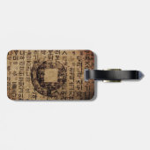 Oude zeehond, Nou Being, Tea & Tao - China Bagagelabel (Achterkant horizontaal)