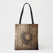 Oude zeehond, Nou Being, Tea & Tao - China Tote Bag (Voorkant)