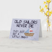 Oude zeelieden kaart (Gele Bloem)