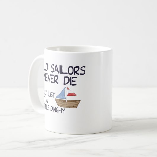 Oude zeelieden mok (Voorkant links)