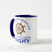 Oude zeelieden mok (Voorkant links)