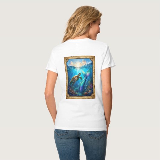 Oude Zeemans Ontdekking T-shirt (Achterkant volledig)