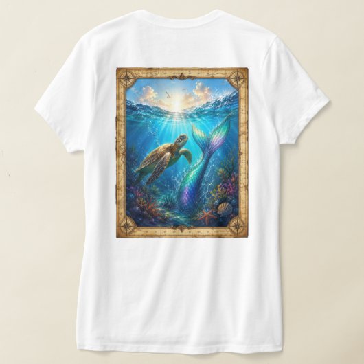 Oude Zeemans Ontdekking T-shirt (Laag Achter)