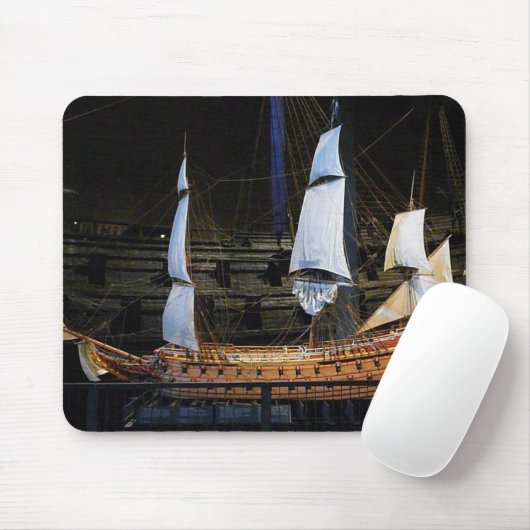Oude zeepaardmousepad muismat (Met muis)