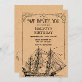 Oude Zeerover  Kaart (Voorkant / Achterkant)