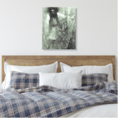 Oude zeerovers, Captain Goldsack door Howard Pyle Canvas Afdruk (Insitu (Slaapkamer))