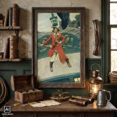 Oude zeerovers, Captain Keitt door Howard Pyle Poster