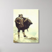 Oude zeerovers, Kapitein Bill Bones door NC Wyeth Canvas Afdruk (Voorkant)
