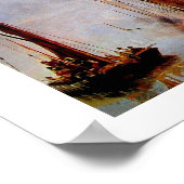 OUDE ZEEVAARTUIGEN IN ZEE POSTER (Hoek)