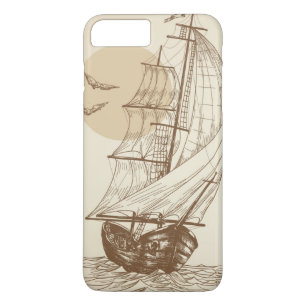Oude zeilboot 	iPhone 8/7 plus hoesje