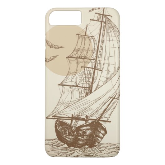 Oude zeilboot Case-Mate iPhone case (Achterkant)