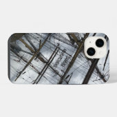 Oude zeilschepen iPhone hoesje (Achterkant horizontaal)