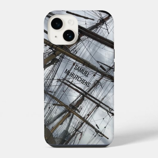 Oude zeilschepen iPhone hoesje (Achterkant)