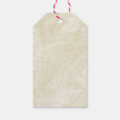 Oude zelfgemaakte maïssiroop keukenlabel cadeaulabel (Achterkant)